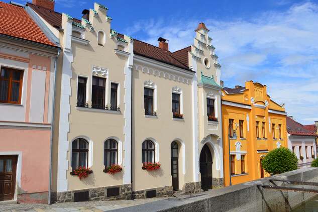 Burgher houses on the town square