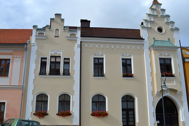 Burgher houses on the town square