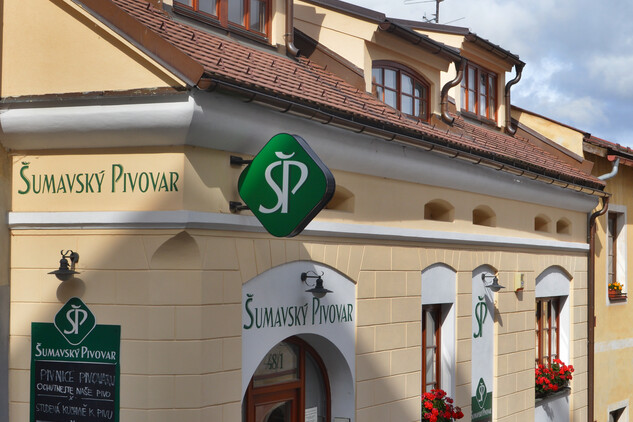 Present brewery called "Šumavský pivovar"