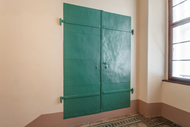 Dveře na půdu ze čtvercového schodiště 2021 | © Autor: Radomír Kočí, fotografie nepodléhá Creative Commons
